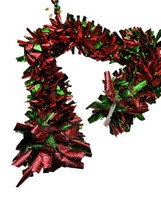 Christmas Tinsel Garland Metallic Tinsel Twist Garland Glitter Foil Garl... - £36.30 GBP