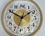 6&quot; Quartz Fit-Up Movement – Fancy Dial, Arabic Numbers- Clock Insert - M... - £18.41 GBP