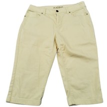 Chico&#39;s Platinum Jeans Size 0.5 Cropped Capris Capri Measurements In Des... - £23.22 GBP