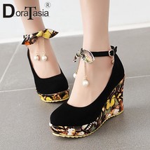 Spring Print Platform Shoes - £66.46 GBP+