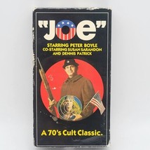 ULTRA RARE VINTAGE Joe Starring Peter Boyle - VHS - A 70’s Cult Classic   - £27.48 GBP