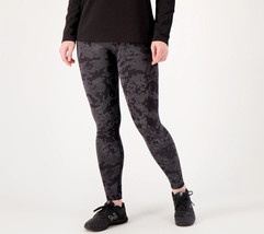 AnyBody Jacquard Smoothing Legging - Grey Marble, 1X - £14.93 GBP