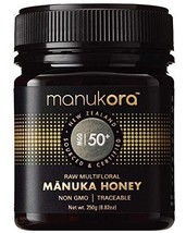 New Zealand MANUKORA Manuka Honey MGO 50+ 8.82oz Non-GMO Traceable - $17.95