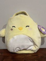 New Squishmallows Ivanna Yellow Chick Kids Holiday Easter Basket Fuzzy Wings - £15.52 GBP