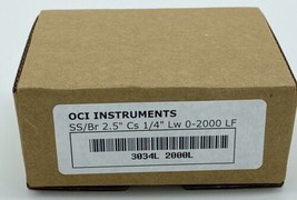 OCI Instruments 3034L 2000L Liquid-Filled Pressure Gauge - £12.49 GBP
