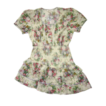 NWT LoveShackFancy Keelin Mini in Shining Gemstone Floral Cotton Dress L - £123.69 GBP