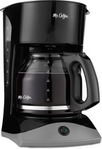Mr. Coffee Black Coffee Maker, 12 Cups, With Auto Pause And Glass Carafe, - $51.93