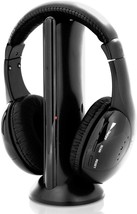 Pyle Pro Professional 5-in-1 Wireless Headphone System with Microphone  (PHPW5) - £21.53 GBP