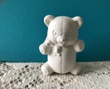 W7 - Small Teddy Bear Ceramic Bisque Ready-to-Paint - £2.00 GBP
