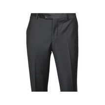 Men Suit BERLUSCONI Turkey Italian Wool 180's Double Breasted UGS94-14 Charcoal image 10
