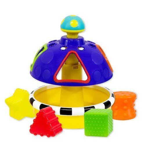 Sassy Sort and Spin STEM Shape Sorter Learning Toy Colors Ages 9 Months + New - $23.36