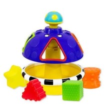 Sassy Sort and Spin STEM Shape Sorter Learning Toy Colors Ages 9 Months + New - £18.29 GBP