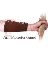 Traditional Archery Leather Arm Guard Forearm Protecting Gear Hunting Ar... - £9.54 GBP