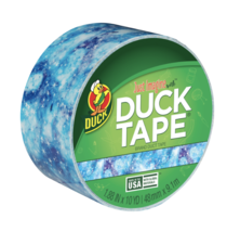 Duck Tape Printed Duct Tape, Blue Multicolor Galaxy Print, 1.88&quot; x 10 Yards - £6.35 GBP