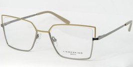 Liebeskind Berlin 11053 880 Khaki Silver Unique Eyeglasses 51-18-140mm Germany - £108.53 GBP
