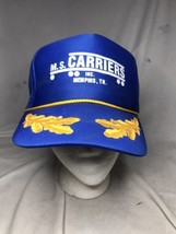 M.S. Carriers Trucking BallCap Driver Hat Adjustable Strapback  Blue - £7.82 GBP