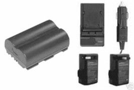 Battery + Charger for Canon ZR50, ZR60, ZR65, ZR70, ZR80, ZR85, ZR90, MV600, - £18.69 GBP