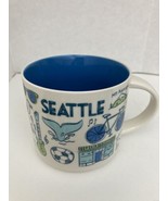 Starbucks Been There Series Seattle Ceramic Coffee Tea Cup Mug 14 oz - $26.53 CAD