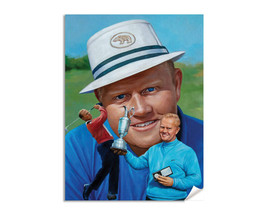 Jack Nicklaus PGA Golf Pro Professional Golfer Champion Painting Art Pri... - $24.99+