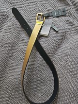 Lauren Ralph Lauren Women&#39;s Reversible Leather Belt - Gold/Navy  Size Sm... - $36.58