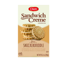 Dare Snickerdoodle Sandwich Creme Cookies, 3-Pack 10.2 oz. Boxes - £22.11 GBP