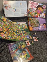 Milton Bradley candy land Dora The Explorer Board Game 2005 &amp; interactiv... - £11.65 GBP