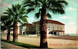 Vtg Postcard 1910 - The Virginia Hotel - Long Beach, CA - M. Rieder Pub - $11.83