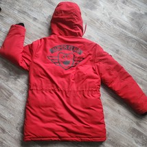 Sesame Street Super Elmo Red Hood Zip Snap Long Sleeve Winter Coat Sz M ... - £139.34 GBP