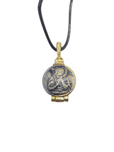 Guardian Angel St. Michael Russian Orthodox Reliquary Pectoral Amulet Pe... - $167.64 MXN