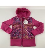 Girls 4/5 Hoodie Jacket Sweater Zip Up Sequins Pink Piper New w/ Tags - $26.95 CAD