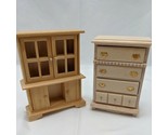Vintage X-Acto The House Of Miniatures Wardrobe And Dresser For Dolls - £13.99 GBP
