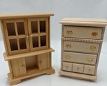 Vintage X-Acto The House Of Miniatures Wardrobe And Dresser For Dolls - £13.99 GBP