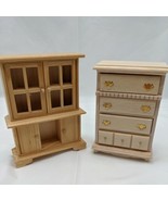 Vintage X-Acto The House Of Miniatures Wardrobe And Dresser For Dolls - £13.30 GBP