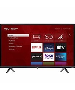 TCL 32-inch 3-Series 720p Roku Smart TV - 32S335, 2021 Model - £167.00 GBP