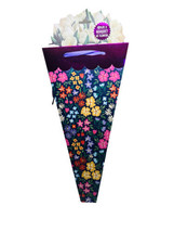 Viola Gift Bag-Holds A Bouquet Of Flowers  18 Inches Long - $14.73