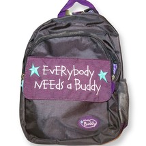 Scentsy Everybody Needs A Buddy Backpack Bookbag Back pack Purple &amp; Black - £27.61 GBP