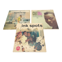 Vintage Johnny Mathis Nat King Cole and Ink Spots Vinyl LP 3 Record Bundle - $24.95