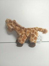 Vintage 1994 Petting Zoo Cream Brown Spots Giraffe 8&quot; Plush Stuffed Animal Toy - £11.64 GBP