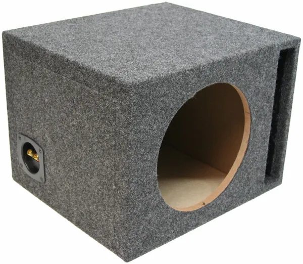 Car Audio Single 15&quot; Vented Subwoofer Stereo Sub Box Ported Enclosure 5/8&quot; MDF - £89.90 GBP