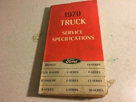 `1970 Ford Truck Service Specifications Book Trucks Bronco - £15.70 GBP