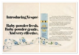 Vespre Feminine Hygiene Deodorant Spray Vintage 1969 Full-Page Magazine Ad - £9.61 GBP