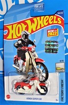 Hot Wheels Factory Set New For 2022 Factory Fresh Honda Super Cub Red &amp; White - £2.59 GBP