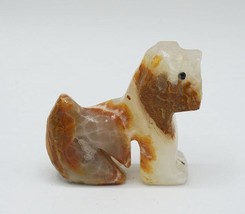 Onyx Chien Schnauzer Chien Terrier Figurine - $33.65