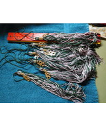 2018  MOTAR BOARD TASSLE GRADUATION SILVER &amp; GREEN TASSEL TASSLE JOSTENS - $10.25 CAD