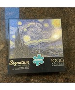 Buffalo Puzzles Signature Series Van Gogh Starry Night  1000pc Jigsaw pu... - $19.22 CAD