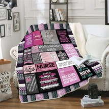 Nurse Blanket04, 130Cm X 150Cm(51&quot; X 59&quot;), Is An Ultra Soft Nurse-Themed - £27.84 GBP