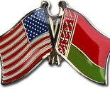 AES Wholesale Pack of 50 USA American &amp; Belarus Country Flag Bike Hat Ca... - $144.88