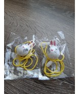 (2) Kids Easter Bunny Whistle Necklaces. New Easter Basket Gift!  - $18.69