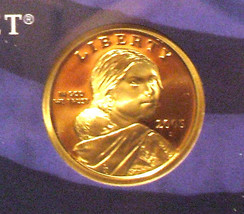 2005-S Proof Sacagawea &quot;Golden&quot; Dollar - Proof Coin - $8.95
