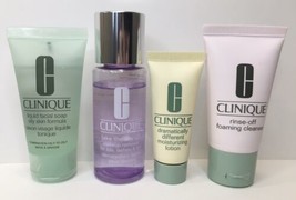 Clinique Skincare Lot Rinse off Cleanser Makeup Remover Liquid Facial Soap etc - £14.23 GBP
